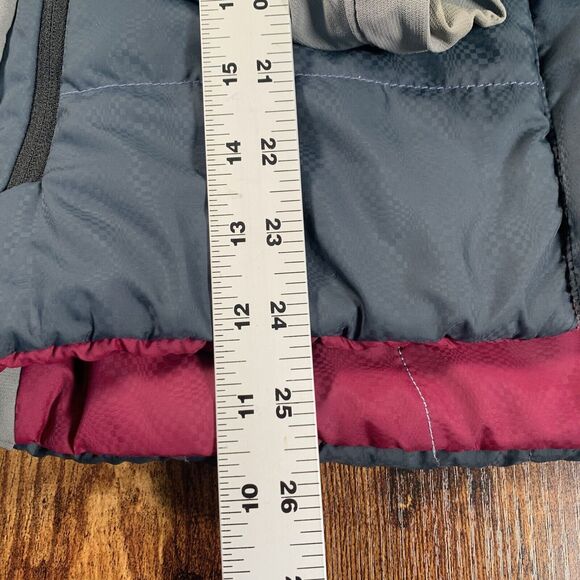 Mountain Hardwear Pimaloft Purple Gray Reversible Fill Zip Jacket Womens Size M - Picture 6 of 7